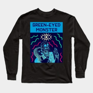 Green-eyed monster - dark version Long Sleeve T-Shirt